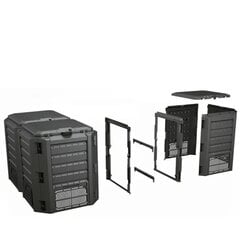 Ящик для компоста IKLM-800C цена и информация | Уличные контейнеры, контейнеры для компоста | 220.lv