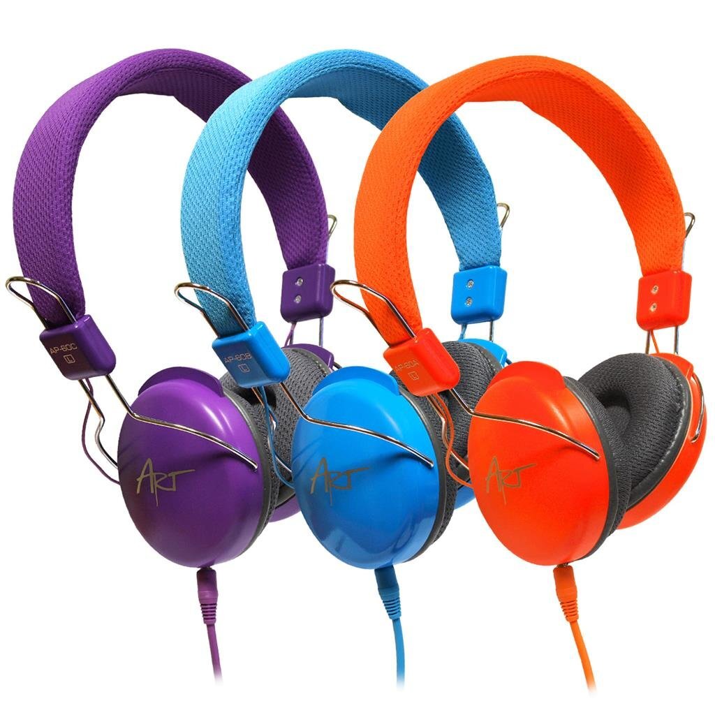 ART Multimedia Headphones STEREO with microphone AP-60MC purple cena un informācija | Austiņas | 220.lv