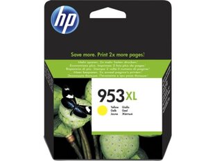 Чернила HP 953XL, желтые | 1600 пг | HP OfficeJet Pro 8210/8218/8710/8715/8720/8725 F6U18AE цена и информация | Картриджи для струйных принтеров | 220.lv