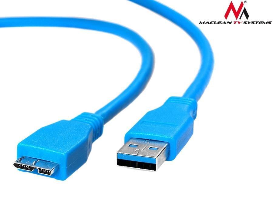 Maclean USB 3.0 micro 3m MCTV-737 cena un informācija | Kabeļi un vadi | 220.lv