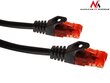 Maclean MCTV-739 Patchcord UTP cat6 Cable plug-plug 15m black цена и информация | Kabeļi un vadi | 220.lv