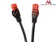 Maclean MCTV-739 Patchcord UTP cat6 Cable plug-plug 15m black цена и информация | Kabeļi un vadi | 220.lv