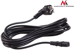 Maclean MCTV-801 Power cable 3 pin 5M plug EU cena un informācija | Kabeļi un vadi | 220.lv