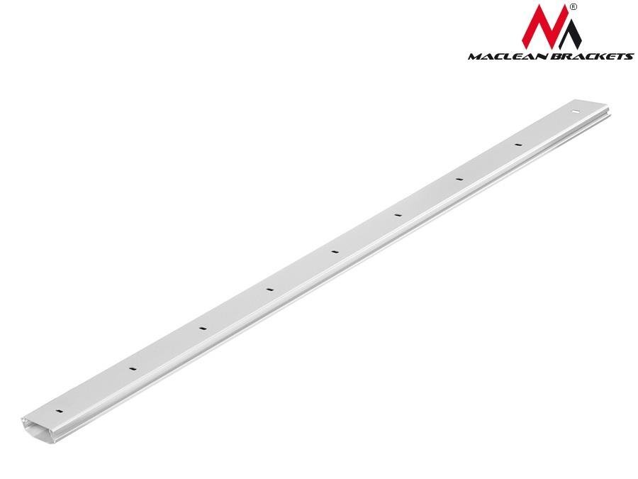 Cable cover strip Maclean MC-693 W 60x20x750mm Aluminum straight open and order cena un informācija | Kabeļi un vadi | 220.lv