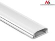 Cable cover strip Maclean MC-693 W 60x20x750mm Aluminum straight open and order cena un informācija | Kabeļi un vadi | 220.lv