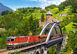 Пазл Castorland Train On The Bridge, 500 дет. цена и информация | Пазлы | 220.lv