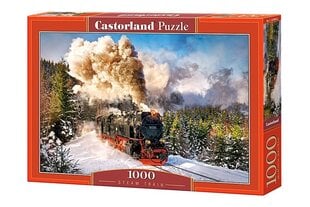 Пазл Puzzle Castorland Steam Train, 1000 деталей цена и информация | Пазлы | 220.lv