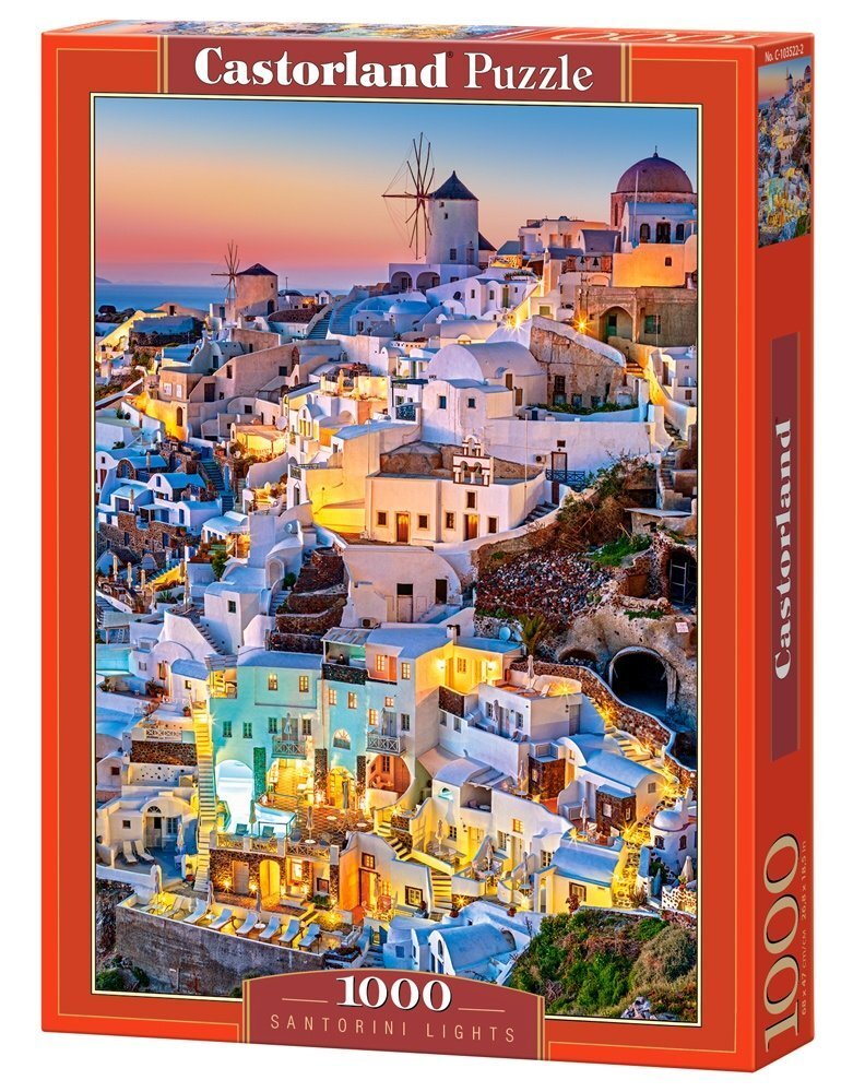 Puzle Puzzle Castorland Santorini Lights, 1000 det. cena un informācija | Puzles, 3D puzles | 220.lv