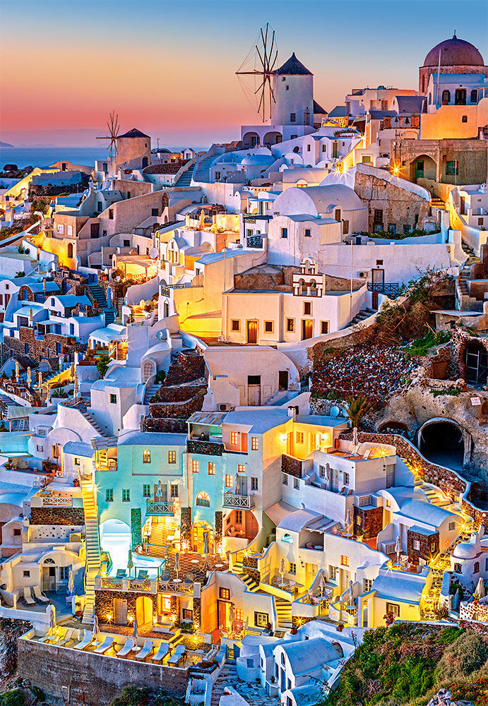 Puzle Puzzle Castorland Santorini Lights, 1000 det. цена и информация | Puzles, 3D puzles | 220.lv