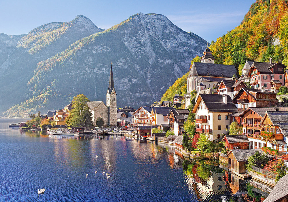 Puzle Castorland Hallstatt, Austria, 500 gab. cena un informācija | Puzles, 3D puzles | 220.lv