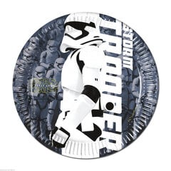Тарелки "Звездные войны" (8 шт./20 см) цена и информация | Праздничная одноразовая посуда | 220.lv