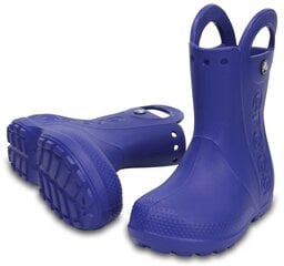 Детские резиновые сапоги Crocs™ Handle It Rain Boots, лазурно-голубые цена и информация | Резиновые сапоги детские | 220.lv