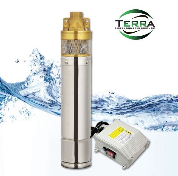 Dziļurbuma sūknis Terra 4/100 0.75 kW цена и информация | Sūkņi tīram ūdenim | 220.lv