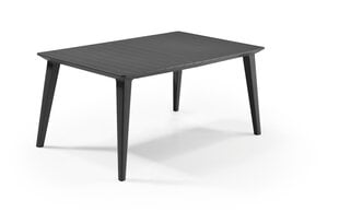 Dārza galds Lima 160 pelēks цена и информация | Столы для сада | 220.lv