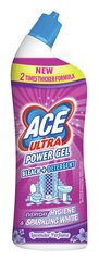 Ace gēla tualetes tīrīšanas līdzeklis Ultra Power Lavender Effect, 750 ml cena un informācija | Tīrīšanas līdzekļi | 220.lv