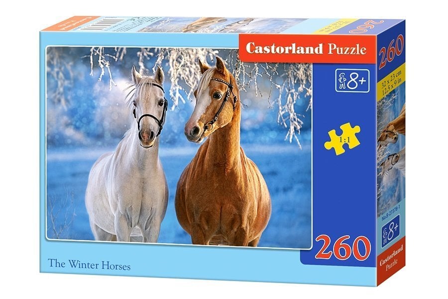 Puzle Castorland The Winter Horses, 260 detaļas cena un informācija | Puzles, 3D puzles | 220.lv