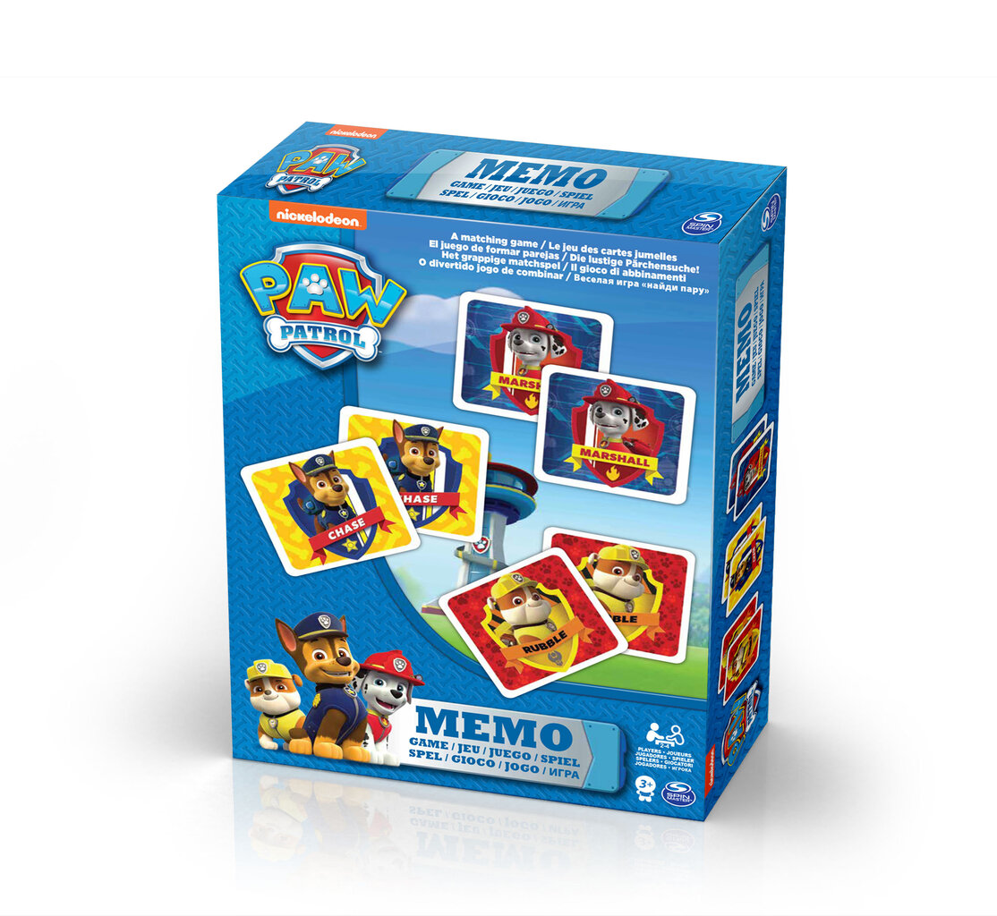 Spēle Memory Cardinal Games Paw Patrol, 6033326 cena un informācija | Galda spēles | 220.lv