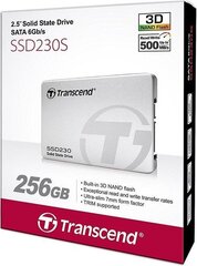 Transcend 230S 256GB SATA3 (TS256GSSD230S) cena un informācija | Iekšējie cietie diski (HDD, SSD, Hybrid) | 220.lv