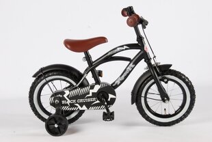 Bērnu velosipēds Yipeeh Black Cruiser, 12", melns cena un informācija | Velosipēdi | 220.lv