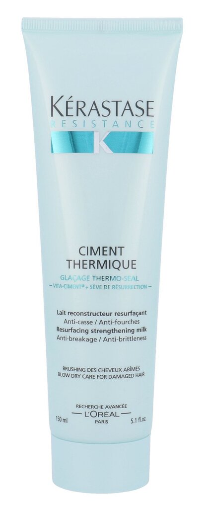 Pieniņš novājinātiem matiem Kerastase Resistance Ciment Thermique 150 ml цена и информация | Matu veidošanas līdzekļi | 220.lv