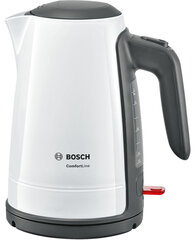 Bosch TWK6A011 Standard kettle, Stainless steel, White, 2400 W, 360° rotational base, 1.7 L цена и информация | Электрочайники | 220.lv