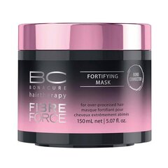 Maska stipri bojātu matu stiprināšanai Schwarzkopf Professional BC Bonacure Fibre Force Fortifying 150 ml cena un informācija | Matu uzlabošanai | 220.lv