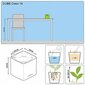 Puķupods Lechuza Cube Color 14, balts цена и информация | Puķu podi | 220.lv