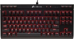 Corsair Gaming K63 Red LED cena un informācija | Klaviatūras | 220.lv