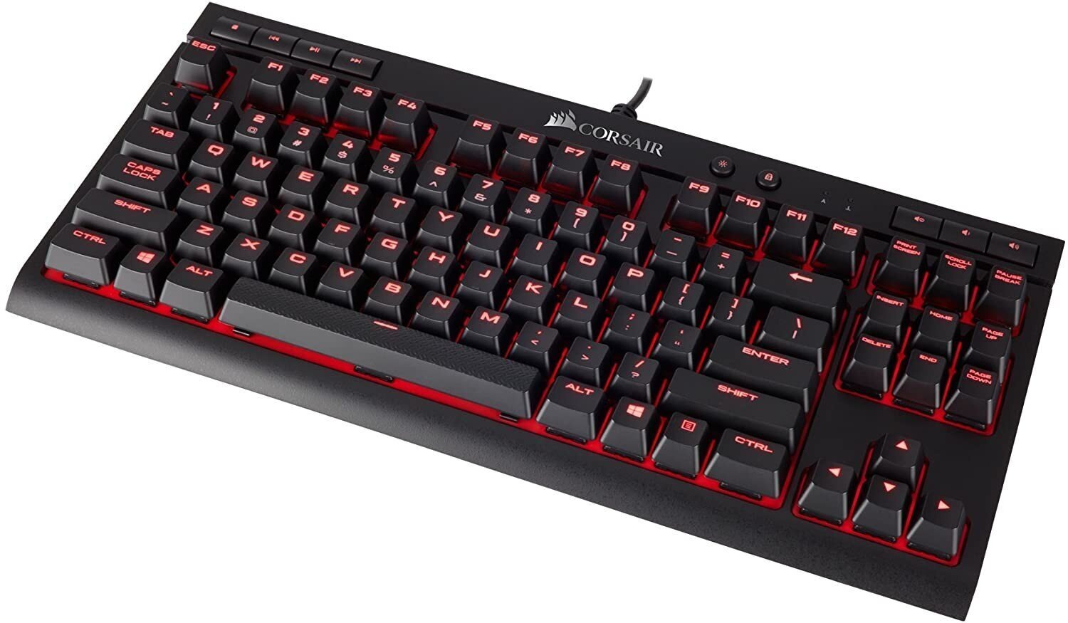 Corsair Gaming K63 Red LED cena un informācija | Klaviatūras | 220.lv