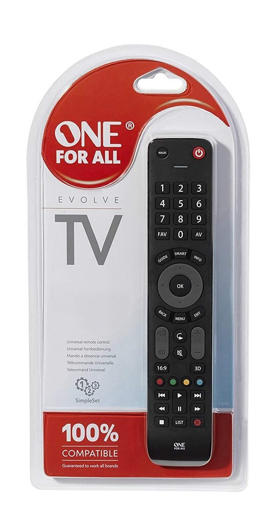 One For All 1 URC 7115 цена и информация | Televizoru un Smart TV aksesuāri | 220.lv