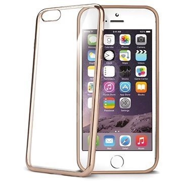 Vāciņš Celly Laser Apple iPhone 6 / 6S, caurspīdīgs/zeltains cena un informācija | Telefonu vāciņi, maciņi | 220.lv
