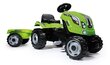 Bērnu traktors ar piekabi Smoby Farmer XL, zaļš цена и информация | Rotaļlietas zēniem | 220.lv