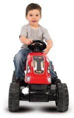 Traktors ar piekabi Smoby Farmer XL, ar pedāļiem, sarkans цена и информация | Игрушки для мальчиков | 220.lv