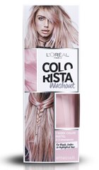 Временная краска для волос L'Oreal Paris Colorista Washout, Pink цена и информация | Краска для волос | 220.lv