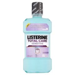 Listerine Total Care Sensitive жидкость для полоскания рта 500 мл цена и информация | Зубные щетки, пасты | 220.lv