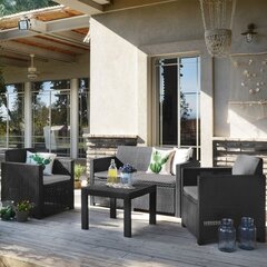Садовая мебель Alabama Set, серая цена и информация | Keter Мебель и домашний интерьер | 220.lv