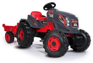Traktors ar piekabi Smoby Stronger XXL, ar pedāļiem цена и информация | Игрушки для мальчиков | 220.lv