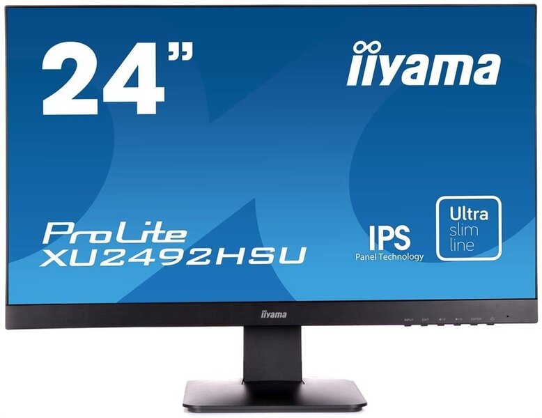 23.8 Full HD IPS monitors Iiyama Ultra slim line ProLite XU2492HSU-B1 cena un informācija | Monitori | 220.lv