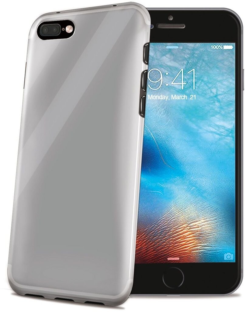 Aizsargājošs vāciņš Celly GELSKIN Apple iPhone 7 Plus, caurspīdīgs цена и информация | Telefonu vāciņi, maciņi | 220.lv