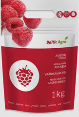 Baltic Agro mēslojums avenēm 1kg цена и информация | Рассыпчатые удобрения | 220.lv