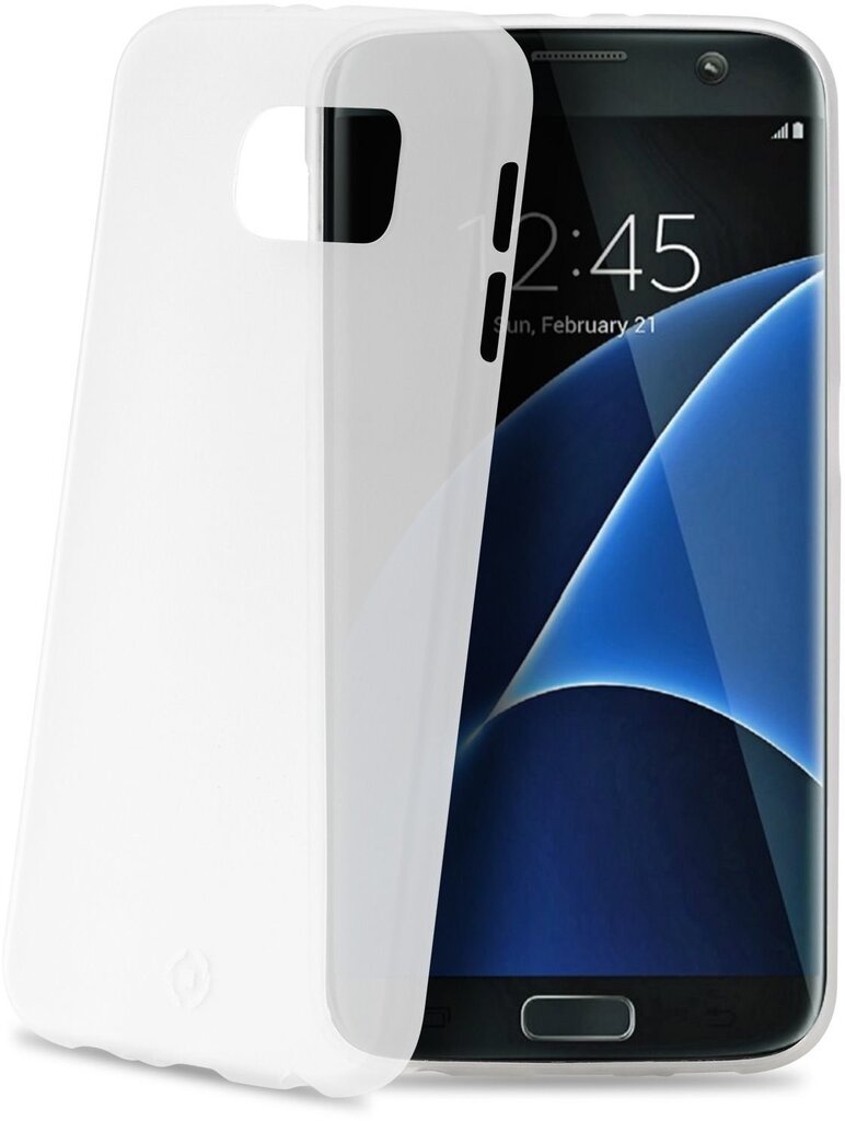 Aizsargājošs vāciņš Celly Frost Samsung Galaxy S7 Edge, balts cena un informācija | Telefonu vāciņi, maciņi | 220.lv