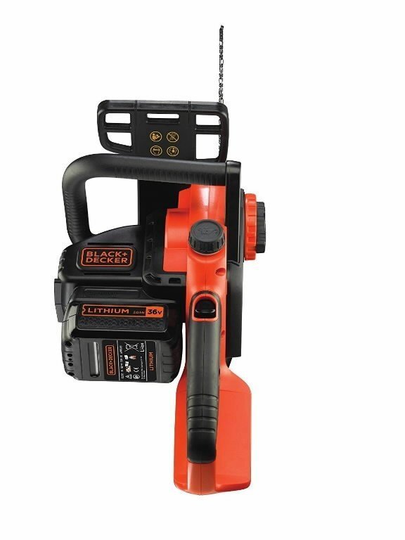 Ķēdes motorzāģis ar akumulatoru GKC3630L20 / 36 V / 2 Ah / 30 cm, Black&Decker цена и информация | Motorzāģi | 220.lv