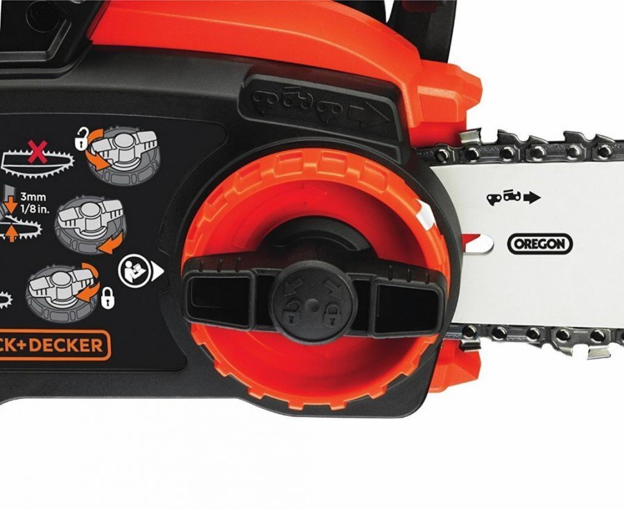 Ķēdes motorzāģis ar akumulatoru GKC3630L20 / 36 V / 2 Ah / 30 cm, Black&Decker cena un informācija | Motorzāģi | 220.lv