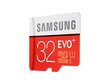 Atmiņas karte, Samsung MicroSDHC Evo+ 32GB Class 10 ar adapteri cena un informācija | Atmiņas kartes mobilajiem telefoniem | 220.lv