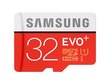 Atmiņas karte, Samsung MicroSDHC Evo+ 32GB Class 10 ar adapteri cena un informācija | Atmiņas kartes mobilajiem telefoniem | 220.lv