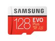 Atmiņas karte Samsung MicroSDXC Evo+ Class 10 128GB ar adapteri cena un informācija | Atmiņas kartes mobilajiem telefoniem | 220.lv