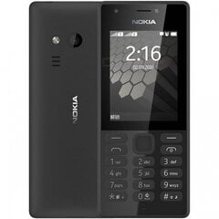 Nokia 216 Dual SIM (LT,LV,EE), Melns cena un informācija | Mobilie telefoni | 220.lv