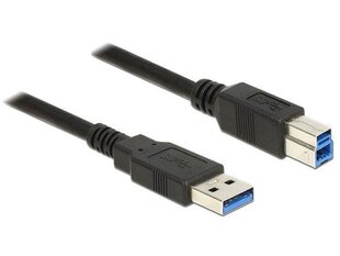 Delock, USB-A/USB-B, 1 м цена и информация | Кабели и провода | 220.lv