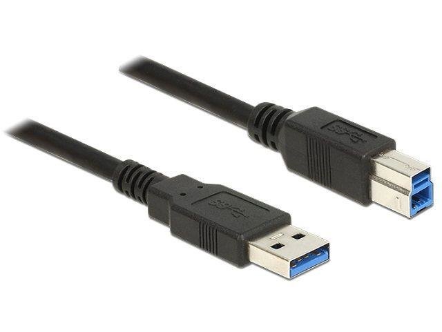 Delock, USB-A/USB-B, 3 m cena un informācija | Kabeļi un vadi | 220.lv