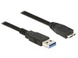 Delock Cable USB 3.0 Type-A male > USB 3.0 Type Micro-B male 1m black cena un informācija | Kabeļi un vadi | 220.lv